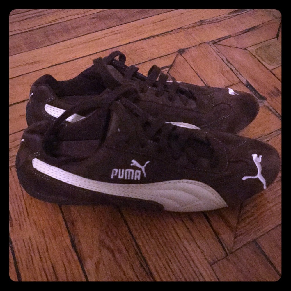 Puma Speed Cats Mens - Brown & White size 10.5 US